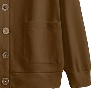 Custom College Logos Knit <b>Cardigan</b> for Students V-Neck Long Sleeve Uniform Sweater with Button Decoration Thin for Winter - Product Image 2