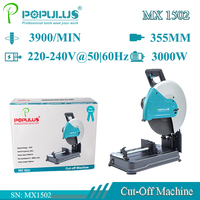 Fabricant professionnel de marque IPOPULUS 355mm, 2200W Machine à couper les métaux Scie Machine à meule abrasive