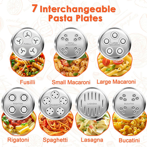 Accessoire de cuisine personnalisé pour machine à pâtes <span class=keywords><strong>KitchenAid</strong></span>, accessoires pour machine à pâtes avec 7 plaques à pâtes interchangeables pour <span class=keywords><strong>KitchenAid</strong></span> - Product Image 6