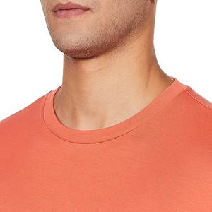 Camiseta de manga corta con cuello redondo de algodón 100% para hombre, lona transpirable de alta calidad, talla grande, diferentes colores, diseño en blanco - Product Image 3