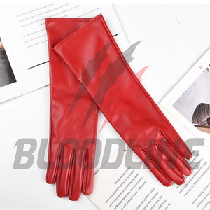 Leather Breathable Eco-Friendly Thermal <b>Touchscreen</b> <b>Gloves</b> Wrist Length Sporty Outdoor Use Black Unlined Spring Summer - Product Image 6