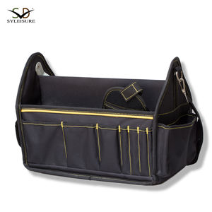 Bolsa de Herramientas Multiusos Syleisure Oxford, Impermeable, con Asa Giratoria y Múltiples Bolsillos, para Mecánicos, Fontaneros y Electricistas - Product Image 1