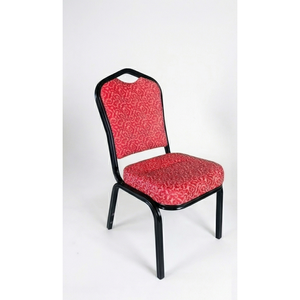 Silla de Banquete Clásica de Metal Dorado de Alta Calidad con Tapicería de Tela Apilable para Venta al por Mayor - Product Image 6