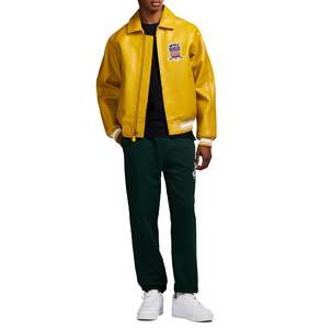 Chaqueta de Cuero Profesional para Hombre, Avirex, Diseño Premium de Alta Calidad, Marca Privada, Suministro ODM Ajustable - Product Image 6