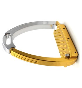 Recién llegado, estribos de caballo con acabado en oro negro, de doble tono elegante diseño, fabricante de fábrica OEM - Product Image 4