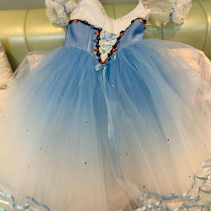 Tutú Romántico de Ballet Profesional, Falda Larga Negra y Roja, Vestido de Ballet Español para Adultos y Niños - Product Image 6