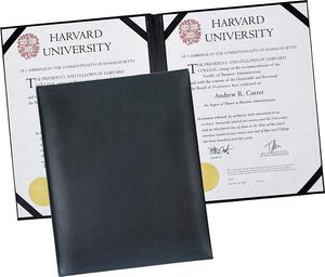 Premium Quality Durable Custom PU Leather Tableware <b>Certificate</b> Holder & <b>Folder</b> Customized Size & Logo - Product Image 1