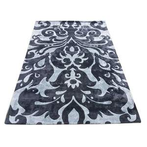 Venta caliente alfombras de lana hechas a mano abstractas modernas alfombras bordadas a mano de artesanos venta directa de fábrica de algodón de alta calidad - Product Image 1