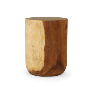 Table d'appoint extérieure en bois de Suar finition naturelle pour jardin café-restaurant plage parc hôtel extérieur - Product Image 3