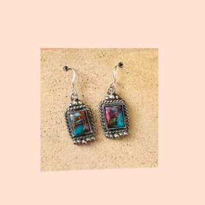 Ethnic Wear Navajo Sterling Silver & Pink Dream Mojave Pendientes Small Party Wear Pendientes hechos a mano a precio mayorista - Product Image 1