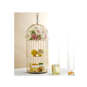 Support à gâteau en métal avec bord décoratif pour banquet, fête, table de dessert, arrangement, vitrine de mariage et style de célébration - Product Image 1