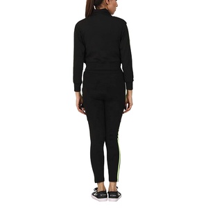 ชุดวอร์มผู้หญิงผ้าเทอร์รี่เนื้อนุ่มเพื่อความสบาย ชุดลำลองผู้หญิงพร้อมแจ็คเก็ตคอสูงแบบมีซิป 2026 - Product Image 4