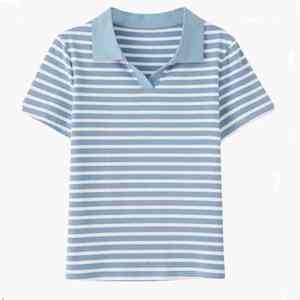 Camisetas de golf de manga corta al por mayor de alta calidad con diseño de rayas personalizadas para hombre - Product Image 5