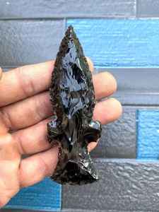 Cuchillos de Obsidiana Negra Tallados a Mano de Primera Calidad, Cuchillas Rituales de Cristal, Curación y Exhibición, Decoración de Piedras Preciosas Naturales al Mejor Precio - Product Image 1