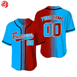 Camisas de uniforme de béisbol de calidad superior Camisas de poliéster transpirables para camisetas de béisbol y softbol - Product Image 6