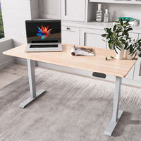 Table d'ordinateur à mécanisme de levage électrique de bureau réglable en hauteur de haute qualité OMNI pour un environnement de bureau ergonomique