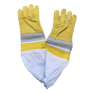2024 nouveaux gants d'apiculture en cuir XL automatiques équipement de sécurité OEM de haute qualité fournitures en gros au Pakistan - Product Image 1