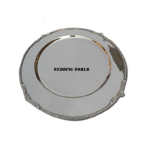 Bandeja de Metal Decorativa para Chocolate, Personalizada, con Acabado de Diseño, Plato Redondo de Lujo para Chocolate - Product Image 5