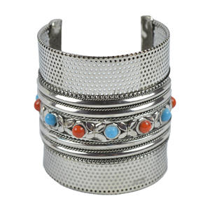Royal Looking Design With Shiny Silver Colored <b>Bracelet</b> Best for Party and Wedding Function Design Bangle - Product Image 4