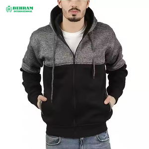 Sweat à capuche personnalisé en gros, 100% coton molletonné/éponge française, pour hommes grandes tailles, séchage rapide, respirant, sweat à capuche sur mesure - Product Image 5