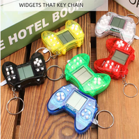 Mini console de jeu rétro avec poignée, cadeau promotionnel, mini console de jeu électronique portable, machine à gashapon, porte-clés, jouet électronique