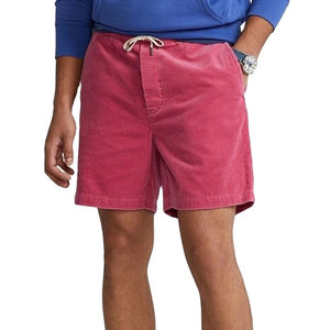 Pantalones cortos personalizados para hombre al por mayor pantalones cortos deportivos estampados transpirables 100% algodón High Street decorados bolsillos pantalones cortos arrugados para hombre - Product Image 1