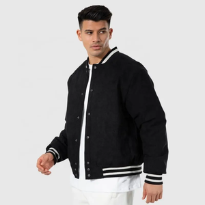Nuevas chaquetas de bombardero de moda unisex Custom Team Varsity Letterman chaqueta Moda Hombres Bomber Chaqueta cortavientos para hombres - Product Image 3