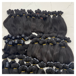 Venta al por mayor 100% Extensiones de Cabello Humano Virgen Vietnamita Paquetes Super Doble Dibujado en Aspecto Natural Recto - Product Image 6