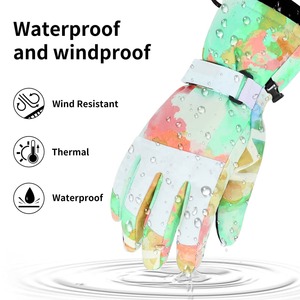 Gants de ski les plus vendus dernier modèle personnalisé longue durée de haute qualité portable chaud vêtements de protection en plein air gants de ski - Product Image 2
