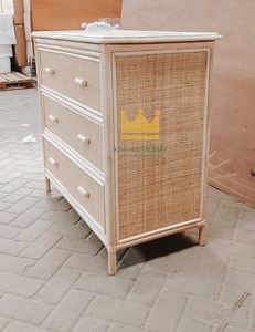 Meuble de rangement pour enfants en rotin naturel moderne en gros pour le salon et la chambre à coucher fabriqué au Vietnam - Product Image 3