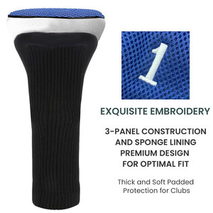 Funda protectora para cabeza de palo de golf, construcción de tela suave para protección del palo y adecuada para viajes - Product Image 5