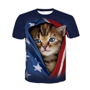 Custom Men's Heavy Weight Direct to Cotton High Quality 3D Digital Print Streetwear T-shirt <b>Tshirt</b> Custom Digital Printing - Product Image 1