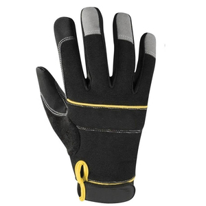 Guantes mecánicos de alta visibilidad para Protección mejorada de la visibilidad Cuero sintético a prueba de fuego Uso al aire libre para aparejos de construcción - Product Image 2