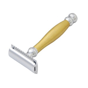 Reusable Eco Double Edge Safety <b>Razor</b> with Stainless Steel Blades for Face Body & <b>Bikini</b> Shaving - Product Image 1