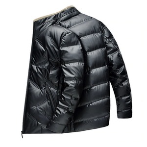 Vestes bouffantes unisexes à col montant avec logo d'équipe personnalisé Vêtements d'extérieur de sport de qualité supérieure Toile d'hiver réversible écologique en vrac - Product Image 2