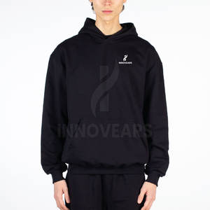 Conjunto de sudaderas con capucha y pantalones de chándal térmicos transpirables antiarrugas anticontracción para hombre con impresión 3D personalizada de fabricante para hombre - Product Image 3