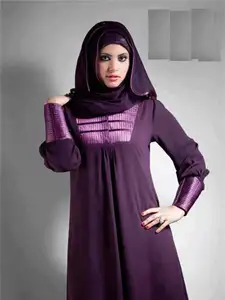 Nouvelle abaya à motif de créateur avec foulard la plus célèbre en Arabie saoudite - Product Image 1