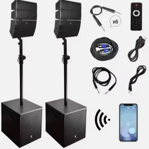 Altavoces Line Array Pasivos, Equipo de Sonido Profesional para DJ, Sistema de Sonido de 12 Pulgadas - Product Image 2