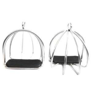 บันไดนิรภัยแบบทนทานสำหรับขี่ม้าหนังอลูมิเนียมสแตนเลสสตีลทนทานสำหรับนักขี่ม้า - Product Image 6