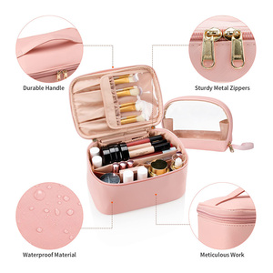 Tùy chỉnh trang điểm Túi du lịch tạo nên tổ chức mỹ phẩm bàn chải túi trường hợp đối với phụ nữ - Product Image 3