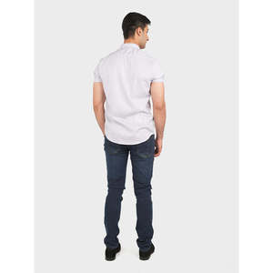 Camisa Casual para Hombre KWAN, Corte Regular, 100% Algodón Popelina, Cuello con Capucha, Diseño a Rayas, Tallas XL a 6XL - Product Image 4