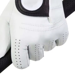 Gants de golf en cuir Cabretta de logo personnalisé de qualité supérieure prix usine grande qualité en cuir véritable PU utilisation sportive Protection des mains - Product Image 5