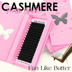 Abonnie Dark Matte Lash <span class=keywords><strong>Krean</strong></span>, Bandejas de Pestañas de Fibra PBT, Extensiones de Pestañas Clásicas, Extensiones de Pestañas Individuales, Negro Mate - Product Image 6