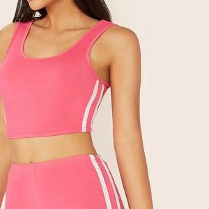 2023 nouveau Design haute qualité femmes vêtements actifs ensemble 80% Polyester 20% Spandex Yoga Sport soutien-gorge pantalon nouveau Yoga vêtements actifs ensemble - Product Image 3