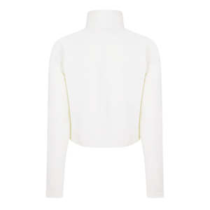 Logo personnalisé pull-over sweat-shirt à demi-fermeture éclair Streetwear femmes sweat-shirt surdimensionné sans poches décontracté coupe ample vêtements d'hiver - Product Image 2