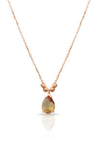 Collar con Colgante de Plata de Ley 925 Azuris, Cadena de Eslabones Moderna, Zirconia, Chapado en Rodio, para Mujer, Bodas, Fiestas, Compromisos - Product Image 5