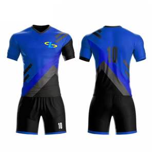 Conjuntos de Uniformes de Fútbol de Poliéster Transpirable de Secado Rápido de Alta Calidad Unisex, Ropa Deportiva de Manga Larga para Adultos, Logotipo Personalizado, Equipo Personalizado - Product Image 3