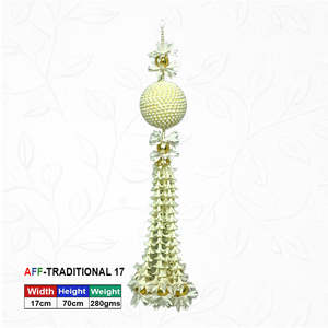 Artificial Traditional Pearl & Jasmine Hanging - Product Image 1