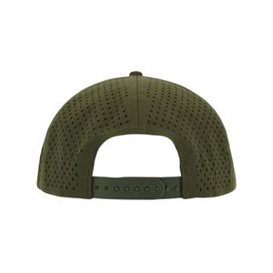 Gorra de Golf de 5 Paneles con Logotipo Personalizado en la Parte Delantera, Etiqueta Tejida Interna, Orificios Cortados con Láser, Impermeable, Ajustable - Product Image 4