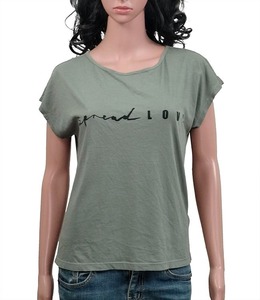 Camiseta informal de algodón para mujer 2025 moda básica tela suave logotipo personalizado impreso todos los días Top oferta al por mayor - Product Image 1